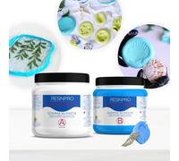 500 G I-Gum Fast Caoutchouc De Silicone En Pâte Rapideprêt En 10 Minnon Toxiquebicomposants A+Bplasmableanti-Adhérentpour Moulesmalléablefacile Bleu Clair