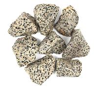 500 grammes Jaspe Dalmatien Brut 3-5 cm | Pierres Naturelles Non Polies pour Méditation, Reiki, Ancrage, Chakra Racine, Décoration & Loisirs Créatifs