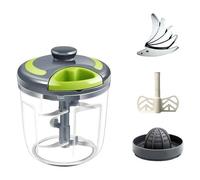 500 ml/900 ml - Presse-ail - Râpe à ail - Coupe-ail - Garlic Press - Hachoir à viande hachée - Hachoir manuel - Hachoir de cuisine