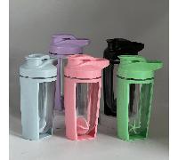 500 ml Bouteille mélangeur en plastique, marquages à double couche, étanche et durable, convient pour mélanger les poudres de protéines de fitness Taille UniqueABS