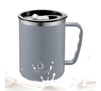500 Ml De Tasse De Café Isolé, Gobelet À Boire En Acier Inoxydable, Tasse Thermique Avec Couvercle Et Poignée, Ta-sse À Boire Portable, T-asse Thermique Pour Le Thé, Cacao Chaud, Boisson Froide