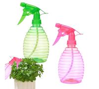 500 ML Spray Bottles, Pressure Hand Cans for Plants, Distributeur d'eau, Fine Mist Gardening Tools, Lawn Patio Sprayers, Bonsai Home Use, GreenM Pink, 2 Pieces