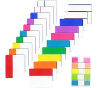 500 Onglets Index Collant, 400 5.1x4cm Marque Page Adhésif En 10 Couleurs Und 100 Petites Onglets, Autocollantes D'index Étiquettes Pour L'apprentis Et L'organisation[X271]