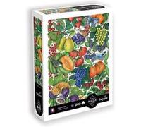 Sentosphère - Puzzle - 500 pièces - Style Affiche - Fruits d'Été - Illustration de Marie-Pierre Emorine - Coffret créatif pour Adultes et Enfants - À partir de 8 Ans - 7316