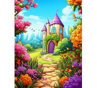 500 Pages of Whimsical Garden Coloring for Kids and Adults.: Relaxation and joy in 500 detailed floral drawings.