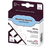 500 Pastilles Adhésives Double-Face-Blanc Colle Repositionnable