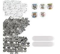 500 pcs 25 mm Badge DIY - VEVOR Badge Personnalisé Consommables - pour Machine à Badges à Épingles