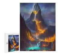 500 PCS Casse-têtes pour Adolescents Enchanted Mountain Landscape -2 Casse-têtes pour Adultes Jeux Familiaux Défi Difficile Aidez Votre Cerveau À Faire Travailler 500 PCS