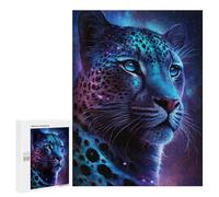 500 PCS Casse-têtes pour Adolescents Glowing Leopard Art Print-3 Casse-têtes pour Adolescents Activités Familiales pour Anniversaire, Noël Et Cadeaux Uniques 500 PCS