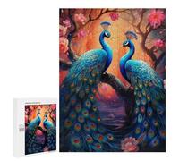 500 PCS Casse-têtes pour Adolescents Peacock Paradise Fantasy Artwork Casse-têtes pour Adolescents Activités Familiales pour Anniversaire, Noël Et Cadeaux Uniques 500 PCS