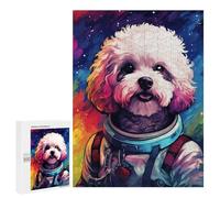 500 PCS Casse-têtes pour Adolescents Space Poodle Adventure -4 Casse-têtes pour Adolescents Activités Familiales pour Anniversaire, Noël Et Cadeaux Uniques 500 PCS