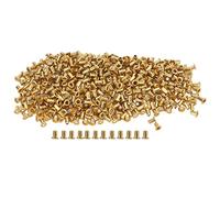 500 PCS Creux Rivet Cuivre Pièce Oeil Boucle Unique Tube À Travers Le Trou À Travers Noyau Clou(1.5x3x2.5mm)