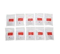 500 pcs Faux Ongles Conseils Artificiels Français Demi Manucure Nail Art Accessoire Qualité Professionnelle Matériau ABS Naturel Transparent 10 Tailles pour La Maison Salon de (Transparent)