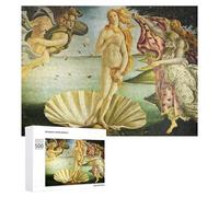500 PCS Jeux De Puzzle pour Adolescents Birth of Venus Botticelli's Masterpiece Jeux De Puzzle pour Adolescents : Détente, Divertissement Et Humour, Cadeaux Anti-Stress 500 PCS