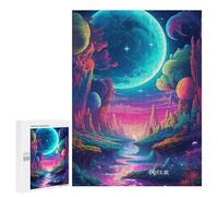 500 PCS Jeux De Puzzle pour Adolescents Fantasy Galaxy Landscape -1 Jeux De Puzzle pour Adolescents : Détente, Divertissement Et Humour, Cadeaux Anti-Stress 500 PCS