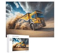 500 PCS Jeux De Puzzle pour Adolescents Racing Through The Desert Jeux De Puzzle pour Adolescents : Détente, Divertissement Et Humour, Cadeaux Anti-Stress 500 PCS