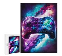 500 PCS Puzzle Galactic Gaming Controller Art -1 Puzzles pour Adultes : des Cadeaux Amusants pour Toute La Famille, Parents Et Enfants 500 PCS