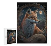 500 PCS Puzzle Magical Fox Moonlit Forest Puzzle pour Adolescents Course De Vitesse Manuelle Liste De Souhaits avec Le Père Noël Jouets Jeux Éducatifs 500 PCS