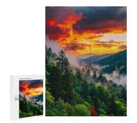 500 PCS Puzzle pour Adolescents Amazon Rainforest Sunset -1 Puzzles pour Adultes - Défi Difficile - Activités Amusantes À La Maison pour Les Jeux 500 PCS