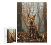 500 PCS Puzzle pour Adolescents Autumn Fox in Forest-3 Puzzles pour Adultes : Analyse Et Logique. Chaque Pièce Est Unique - Casse-têtes pour Toute La Famille 500 PCS