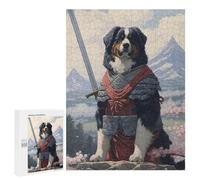500 PCS Puzzle pour Adolescents Bernese Mountain Samurai Puzzle pour Adultes : Jeu De Réflexion Et De Rapidité, Défi À Relever 500 PCS