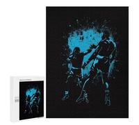 500 PCS Puzzle pour Adolescents Boxing Match Retro Puzzle pour Adultes Jouets Anti-Stress Analyse Et Logique Interaction Parent-Enfant 500 PCS