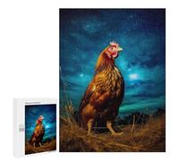 500 PCS Puzzle pour Adolescents Chicken Galaxy Puzzle pour Adultes Jouets Anti-Stress Analyse Et Logique Interaction Parent-Enfant 500 PCS