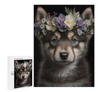 500 PCS Puzzle pour Adolescents Cute Baby Fluffy Wolf Puzzle Adulte, Jouet, Décoration Murale, Course De Vitesse Manuelle, Cadeaux Uniques pour Anniversaire Et Noël 500 PCS