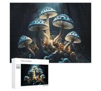 500 PCS Puzzle pour Adolescents Enchanted Mushroom Grove -1 Puzzles pour Adolescents, Jouets Anti-Stress, Passe-Temps, Défi Éducatif