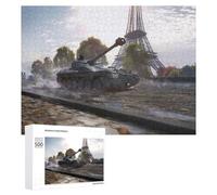 500 PCS Puzzle pour Adolescents France Bat-Chatillon 25t Puzzle pour Adultes : Jeu De Réflexion Et De Rapidité, Défi À Relever 500 PCS