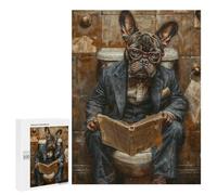 500 PCS Puzzle pour Adolescents Funny Cute Dog Puzzles pour Adultes Jeu Manuel Assemblage De Motifs Cadeaux Uniques pour Anniversaire Et Noël 500 PCS