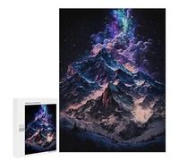 500 PCS Puzzle pour Adolescents Galactic Mountain Range Puzzles pour Adultes - Défi Difficile - Activités Amusantes À La Maison pour Les Jeux 500 PCS