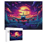 500 PCS Puzzle pour Adolescents Magical Sunset Flight Adventure -7 Puzzle pour Adultes Jouets Anti-Stress Analyse Et Logique Interaction Parent-Enfant 500 PCS