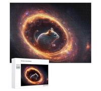 500 PCS Puzzle pour Adolescents Mouse in Cosmic Spiral Puzzles pour Adolescents, Jouets Anti-Stress, Passe-Temps, Défi Éducatif