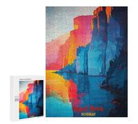 500 PCS Puzzle pour Adolescents Pulpit Rock Art Jeu De Puzzle pour Adultes, Casse-tête, Cadeau d'anniversaire, Défi Éducatif 500 PCS