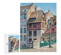 500 PCS Puzzle pour Adolescents Strasbourg Architecture Jeu De Puzzle pour Adultes, Casse-tête, Cadeau d'anniversaire, Défi Éducatif 500 PCS