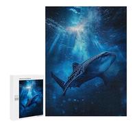500 PCS Puzzle pour Adolescents Whale Shark Ocean Puzzle Adulte, Jouet, Décoration Murale, Course De Vitesse Manuelle, Cadeaux Uniques pour Anniversaire Et Noël 500 PCS
