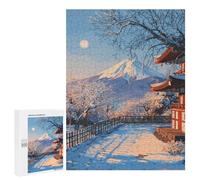 500 PCS Puzzle pour Adolescents Winter Scene with Snow-Covered Trees Puzzles pour Adultes : Analyse Et Logique. Chaque Pièce Est Unique - Casse-têtes pour Toute La Famille 500 PCS
