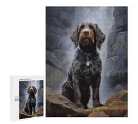 500 PCS Puzzle pour Adolescents Wirehaired Pointing Griffo Puzzle pour Adultes Jouets Anti-Stress Analyse Et Logique Interaction Parent-Enfant 500 PCS