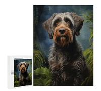 500 PCS Puzzle pour Adolescents Wirehaired Pointing Griffon Puzzles pour Adultes Jouets Anti-Stress Cadeaux pour Femmes Défi À Compléter 500 PCS