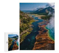500 PCS Puzzle pour Adolescents Yellowstone River Valley Puzzles pour Adultes : Analyse Et Logique. Chaque Pièce Est Unique - Casse-têtes pour Toute La Famille 500 PCS