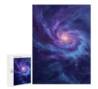 500 PCS Puzzle pour Adultes Cosmic Spiral Galaxy Puzzles pour Adolescents - Passe-Temps À La Maison - Jeu Éducatif Familial Stimulant À Compléter 500 PCS