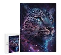 500 PCS Puzzle pour Adultes Galactic Leopard Portrait-15 Puzzle pour Adolescents : Améliore La Mémoire. Chaque Pièce Est Unique - Jouets Éducatifs d'apprentissage 500 PCS