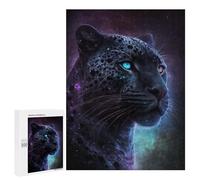 500 PCS Puzzle pour Adultes Galactic Leopard Portrait-6 Puzzles pour Adolescents - Passe-Temps À La Maison - Jeu Éducatif Familial Stimulant À Compléter 500 PCS