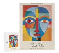 500 PCS Puzzle pour Adultes Paul Klee Colorful Face Puzzle pour Adolescents : Améliore La Mémoire, Activités Ludiques À La Maison, Cadeaux Anti-Stress 500 PCS
