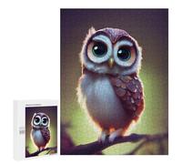 500 PCS Puzzle pour Adultes Whimsical Owl Artwork Puzzles pour Adultes - Jeux De Détente - Assemblage De Motifs - Idée Cadeau pour Toute La Famille 500 PCS