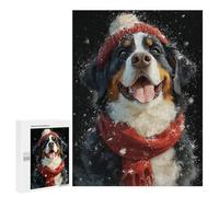 500 PCS Puzzle pour Adultes Winter Wonderland Dog-15 Puzzle pour Adolescents : Améliore La Mémoire. Chaque Pièce Est Unique - Jouets Éducatifs d'apprentissage 500 PCS
