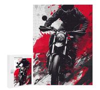 500 PCS Puzzle Ride Like The Wind Motorcycle Speed Puzzle pour Adolescents Course De Vitesse Manuelle Liste De Souhaits avec Le Père Noël Jouets Jeux Éducatifs 500 PCS