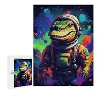 500 PCS Puzzle Space Dinosaur Adventure -12 Puzzle pour Adolescents Course De Vitesse Manuelle Liste De Souhaits avec Le Père Noël Jouets Jeux Éducatifs 500 PCS