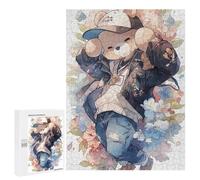 500 PCS Puzzles Adorable Teddy Bear with Trendy Outfit Puzzles pour Adolescents : Amusants Et Humoristiques ! Chaque Pièce Est Unique - Jouets Éducatifs